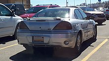 2003 - 2005 Pontiac Grand Am photographed in Sault Ste. Marie, Michigan, USA